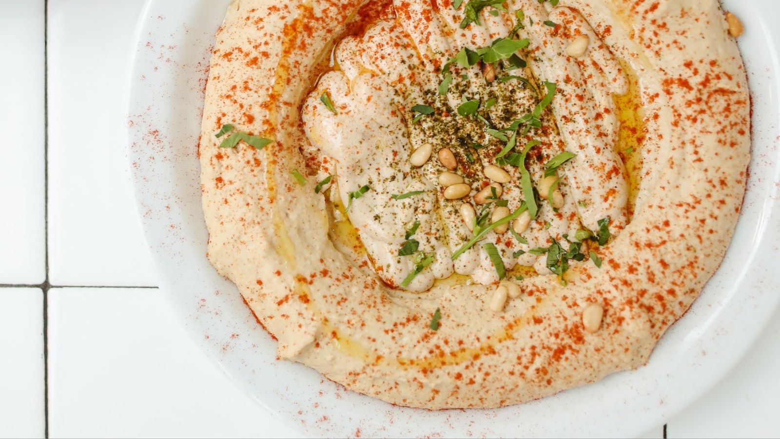 Home made humus sa limunom i belim lukom