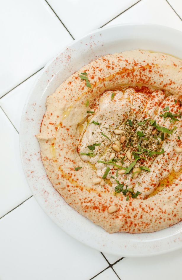 Home made humus sa limunom i belim lukom