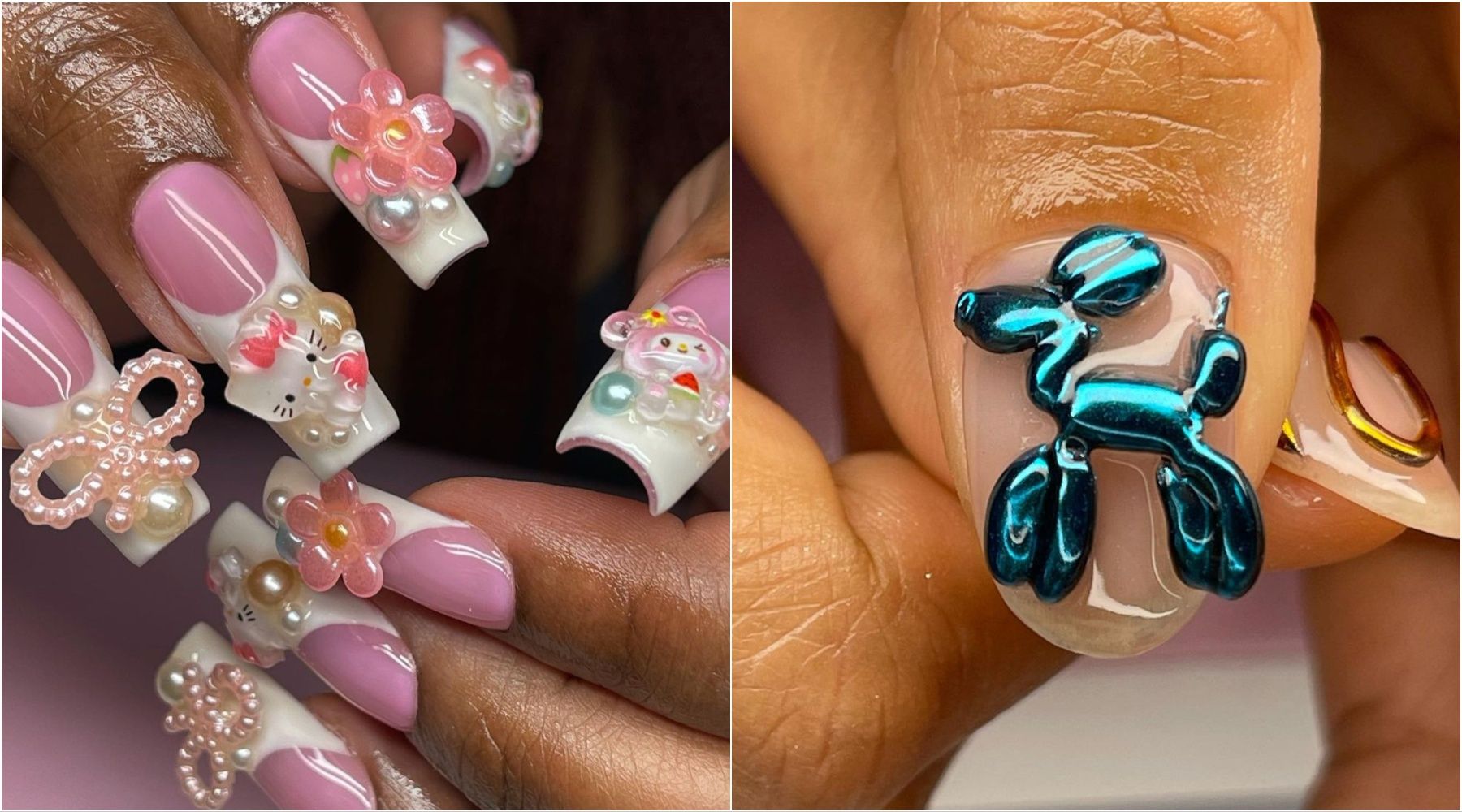 Ovog leta radimo 3D nail art – inspiracija nam je sve od Jeffa Koonsa do Hello Kitty