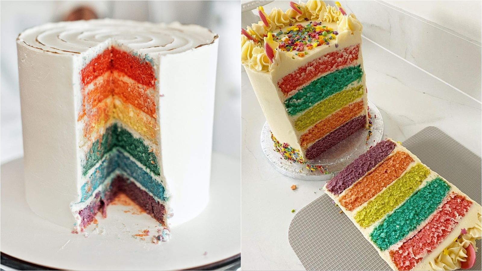 Rainbow cake: Kolač koji podseća na dugu