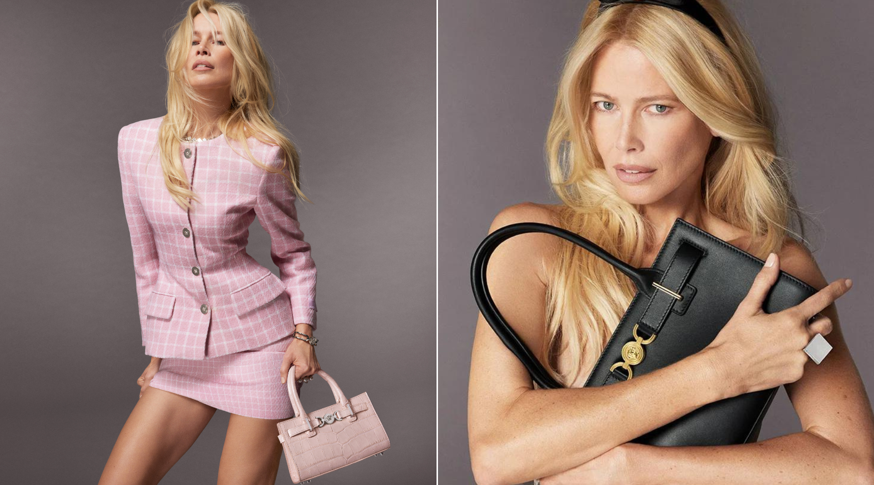 Claudia Schiffer & Versace do it again: Nova Versace SS24 kampanja vraća nas u 90-te 