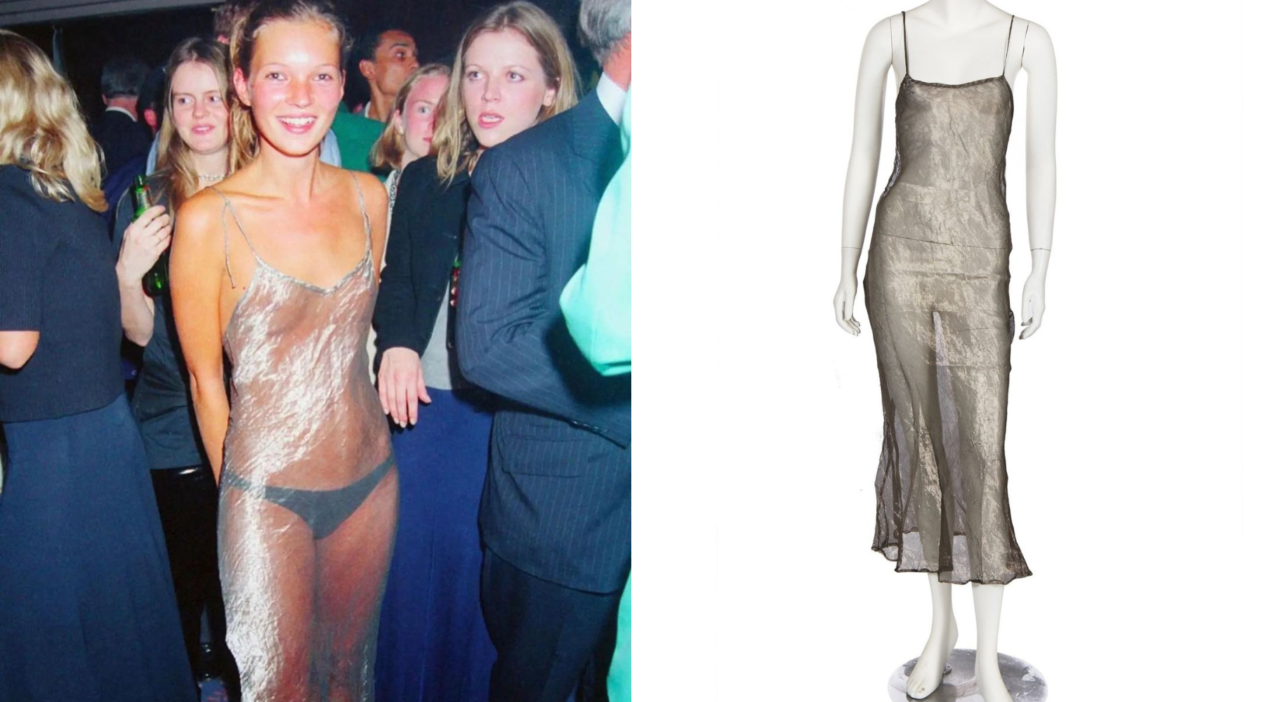 Kontroverzna „naked dress“ koju je nosila Kate Moss ide na aukciju