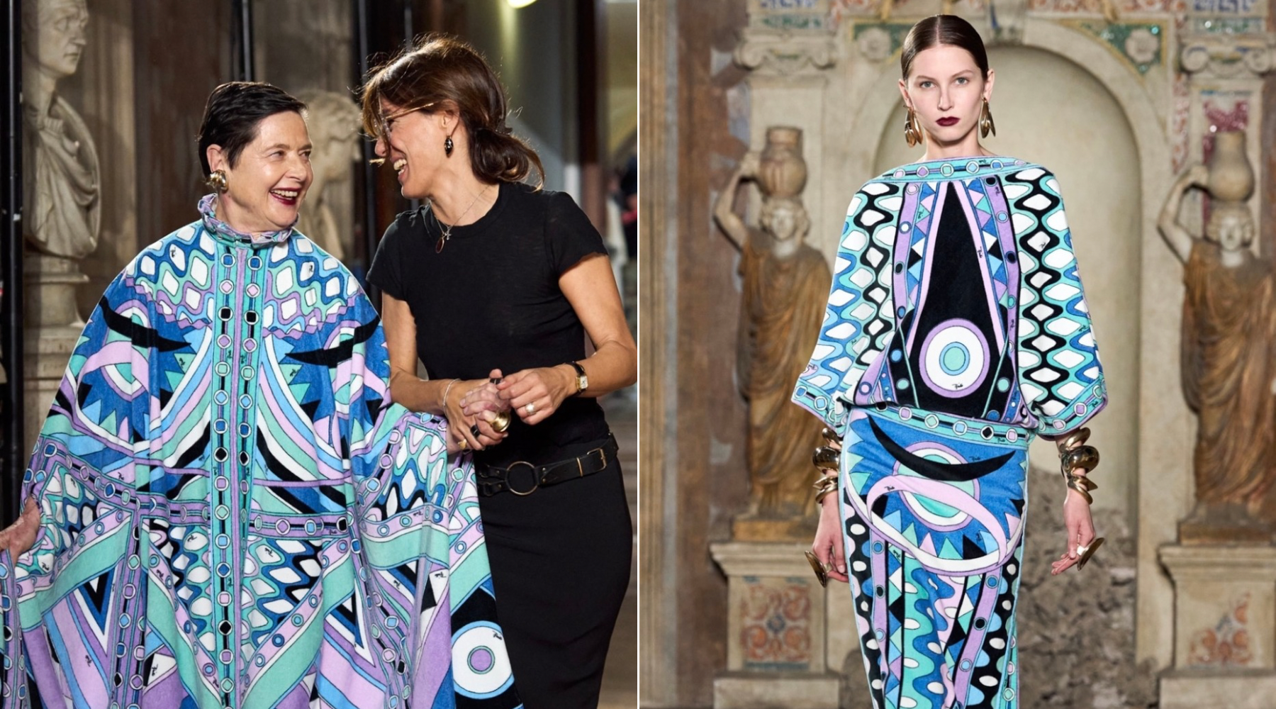 Front row with: Emilio Pucci – nova kolekcija Camille Miceli vraća kultni Vivara print