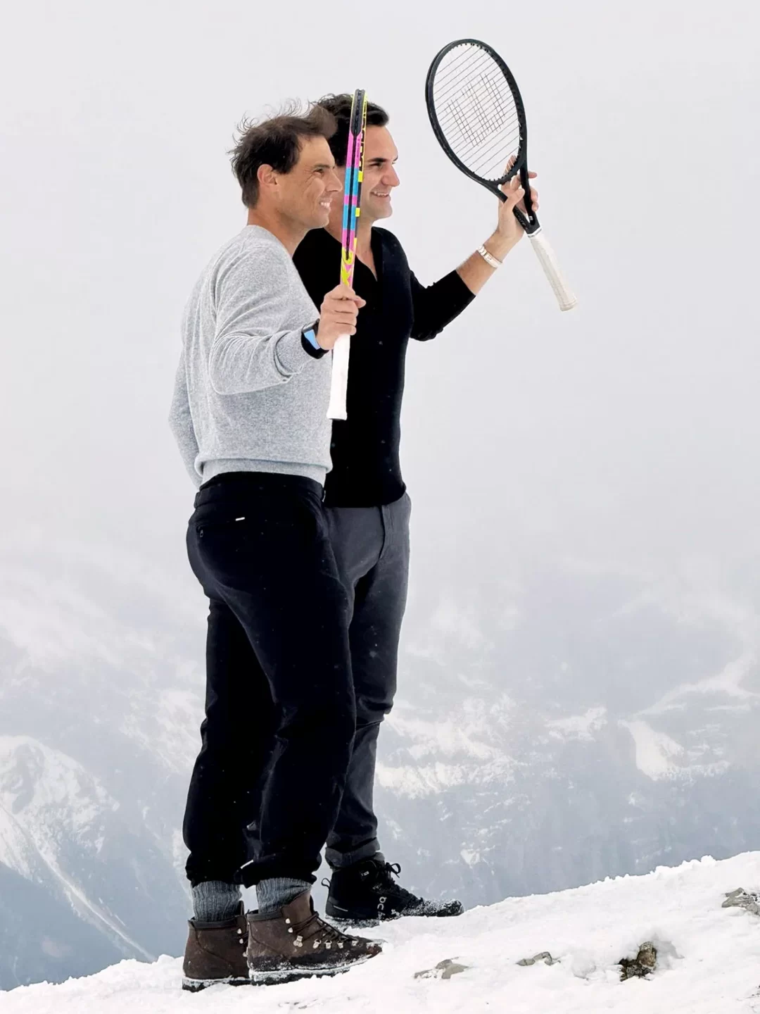 Večiti rivali u novoj kampanji za Louis Vuitton: Rafael Nadal i Roger Federer by Annie Leibovitz