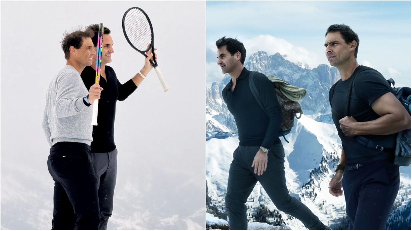 Večiti rivali u novoj kampanji za Louis Vuitton: Rafael Nadal i Roger Federer by Annie Leibovitz