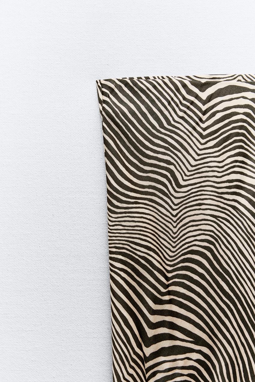 suknja zara zebra print