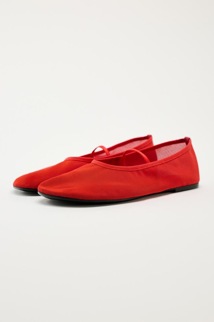 zara mrežaste baletanke mesh flats 2024 9