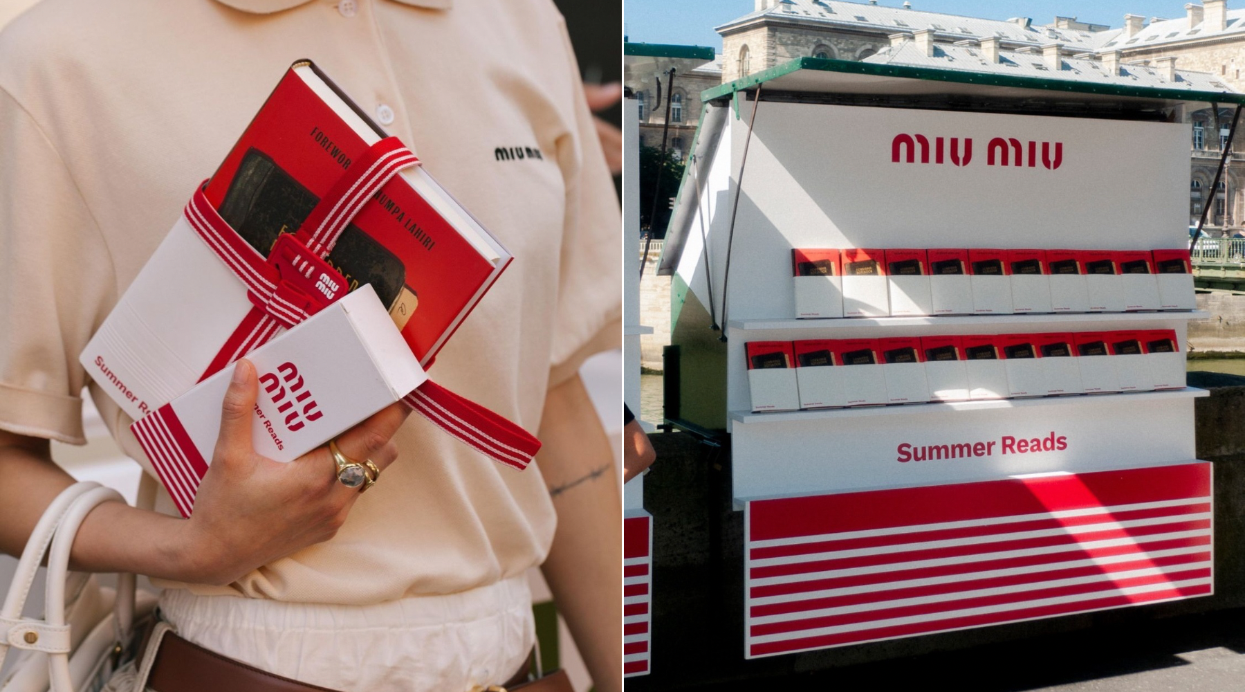 Miu Miu Summer Reads pop-up kiosci podstiču nas da leto provedemo čitajući