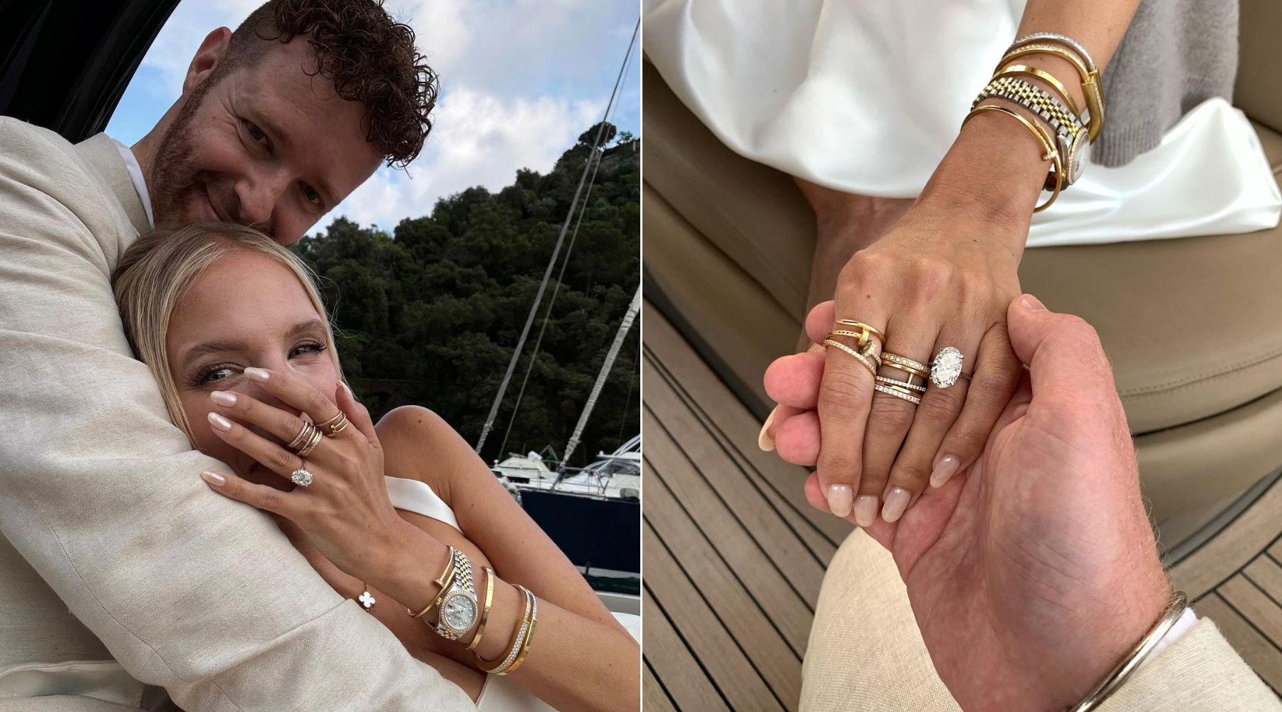 Yes in Portofino: Leonie Hanne i Alexander Galievsky se verili