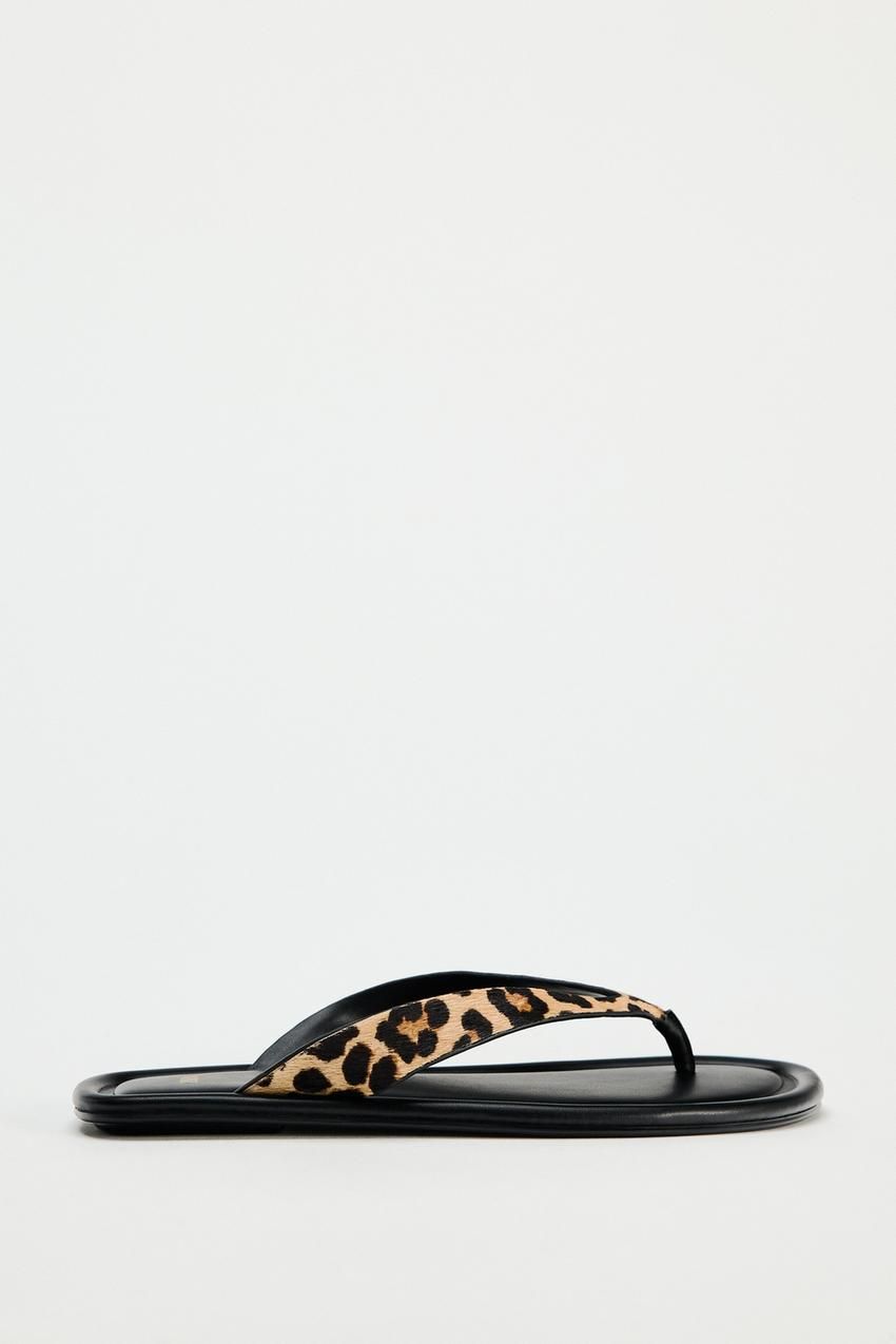 animal print sandale