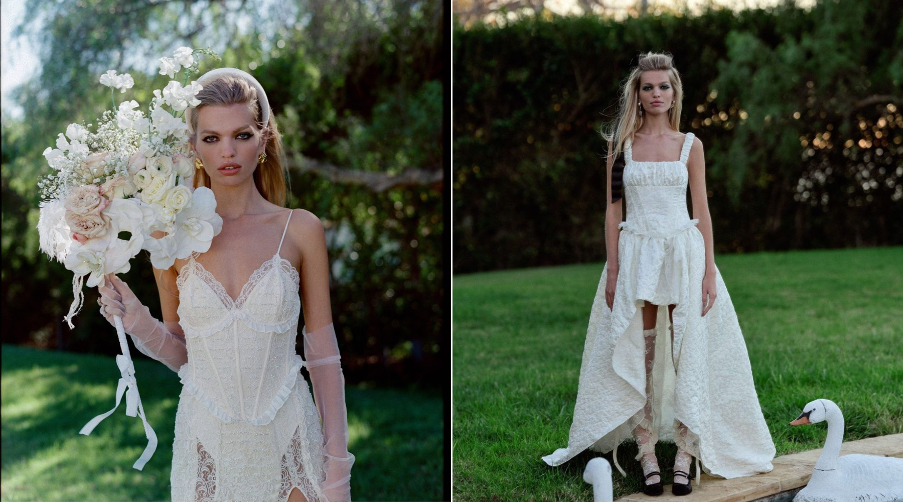 Povratak top modela: Daphne Groeneveld je neukrotiva mlada u novoj bridal kampanji brenda For Love & Lemons