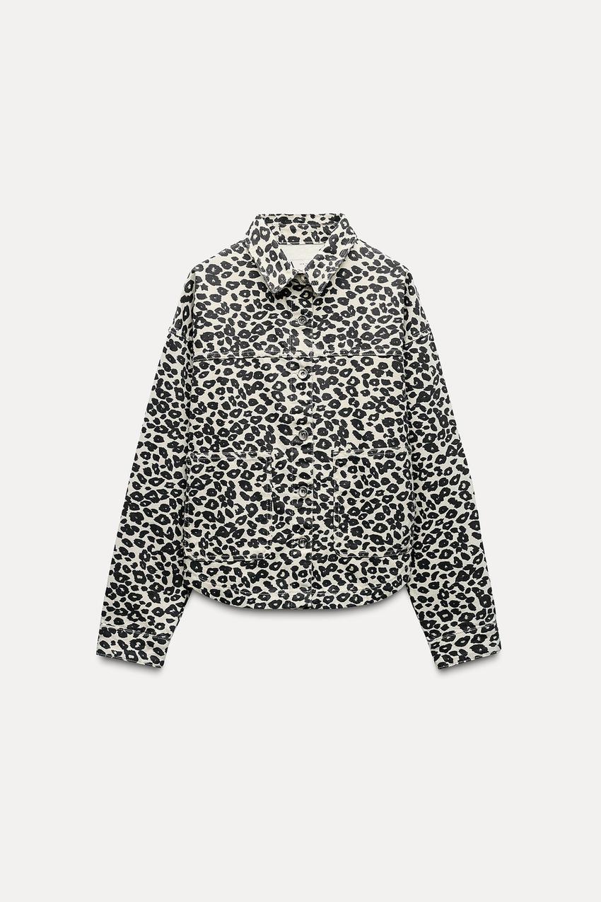 teksas jakna leopard print zara