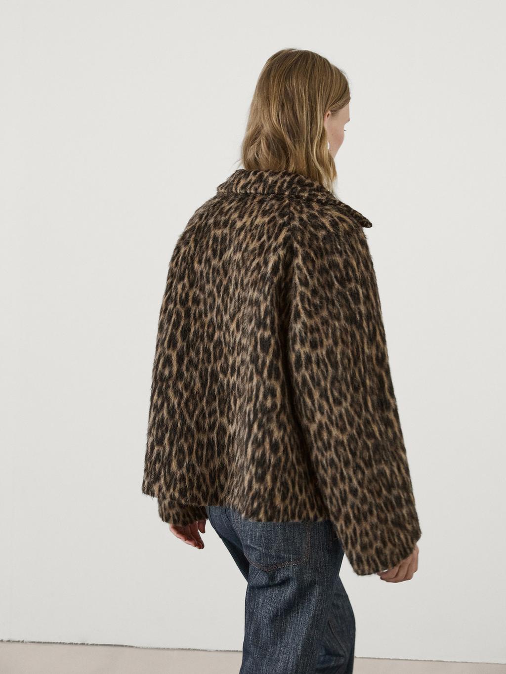 Massimo Dutti kaput animal print