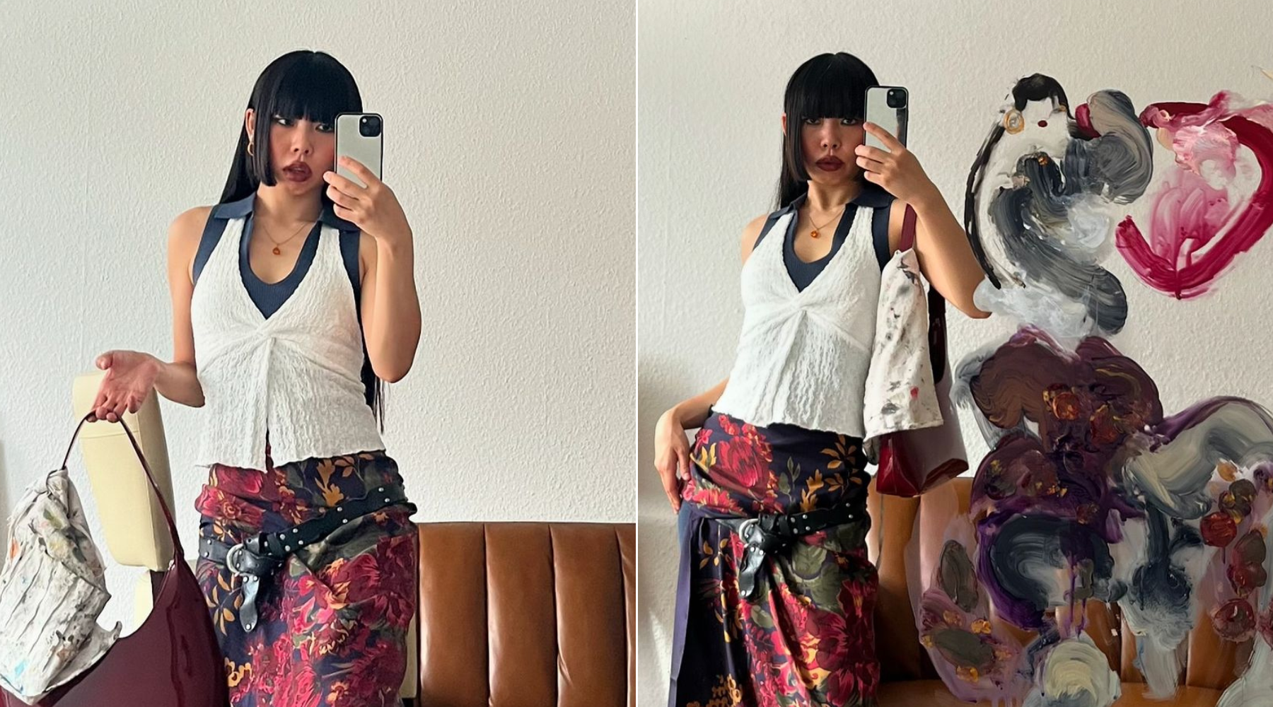 OOTD na drugačiji način: Berlin-based umetnica oslikava umetnička dela na ogledalu