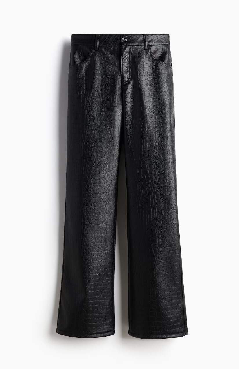 pantalone krokodilska koza h&m