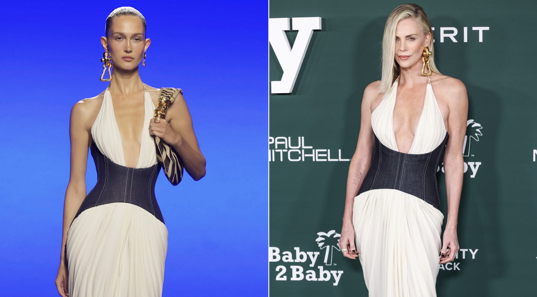 Perfect match: Holivudska glumica Charlize Theron i Schiaparelli haljina iz kolekcije SS25