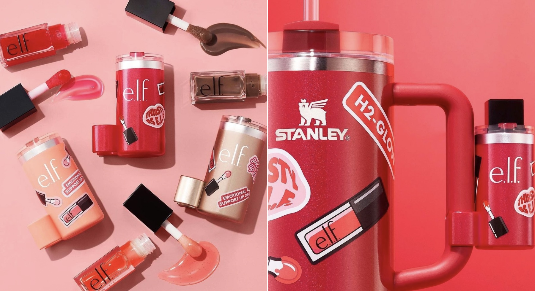 Stanley x Elf Cosmetics: Viralna čaša za poneti sada ima dodatak za sjaj za usne – da li je ovo kolaboracija sezone?