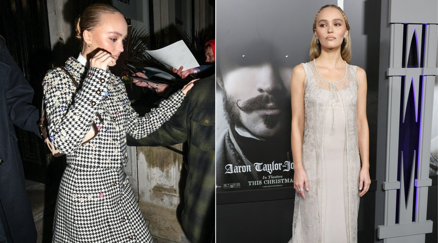 Lily-Rose Depp je svoju press turneju za film „Nosferatu“ pretvorila u modnu reviju